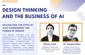One Day Interactive Workshop on Design Thinking and The Business of AI