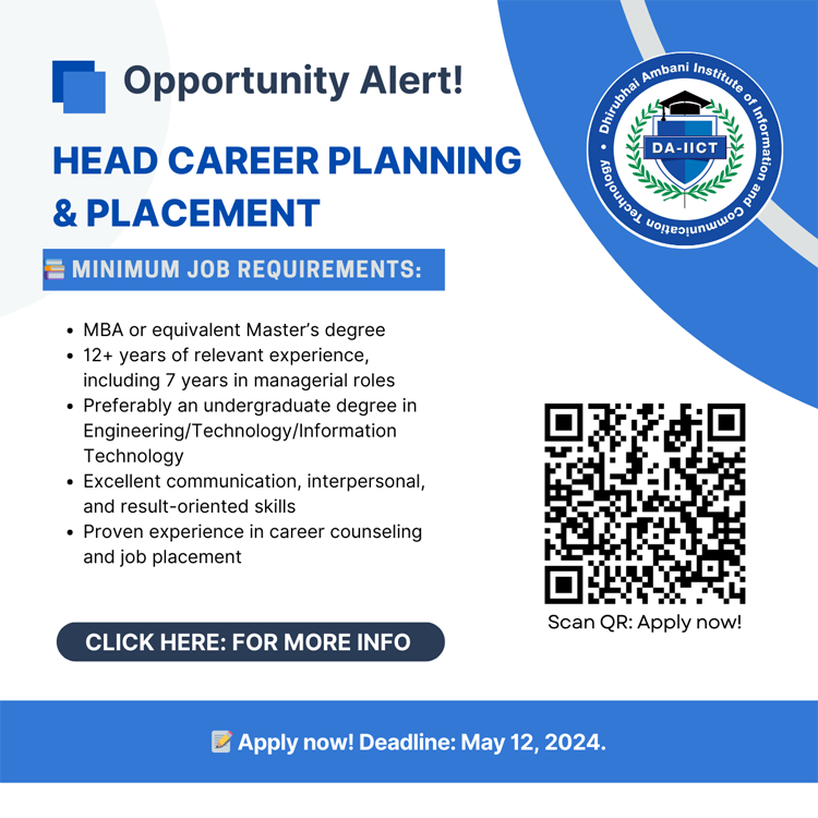 Head - Career Planning & Placement