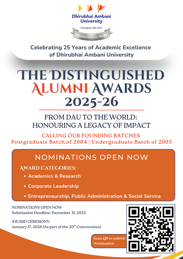 Distinguished Alumni Award (DAA) 2025–26