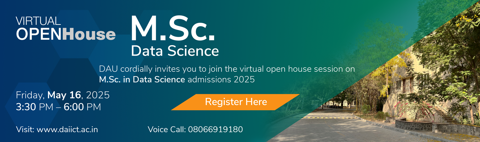 M.Sc. in Data Science Open House 2025