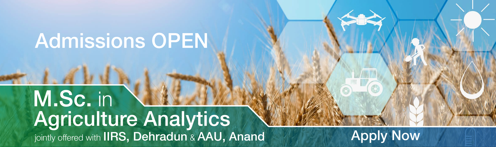 Admissions - M.Sc. (Agriculture Analytics) 2025