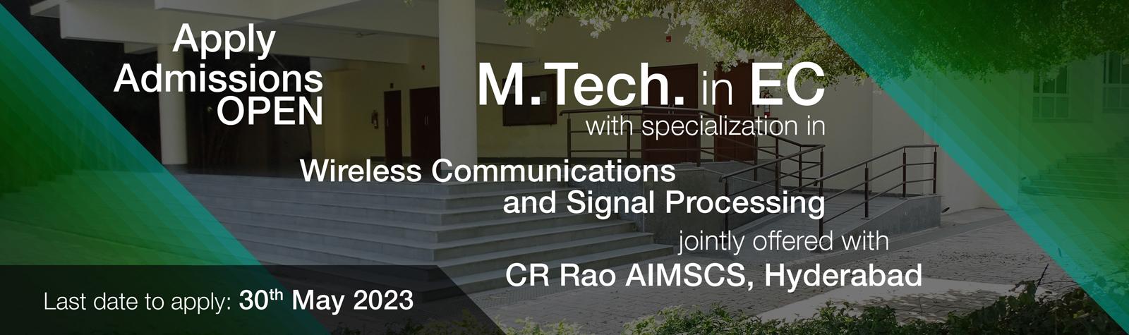 Admissions - M.Tech. (EC)_2023