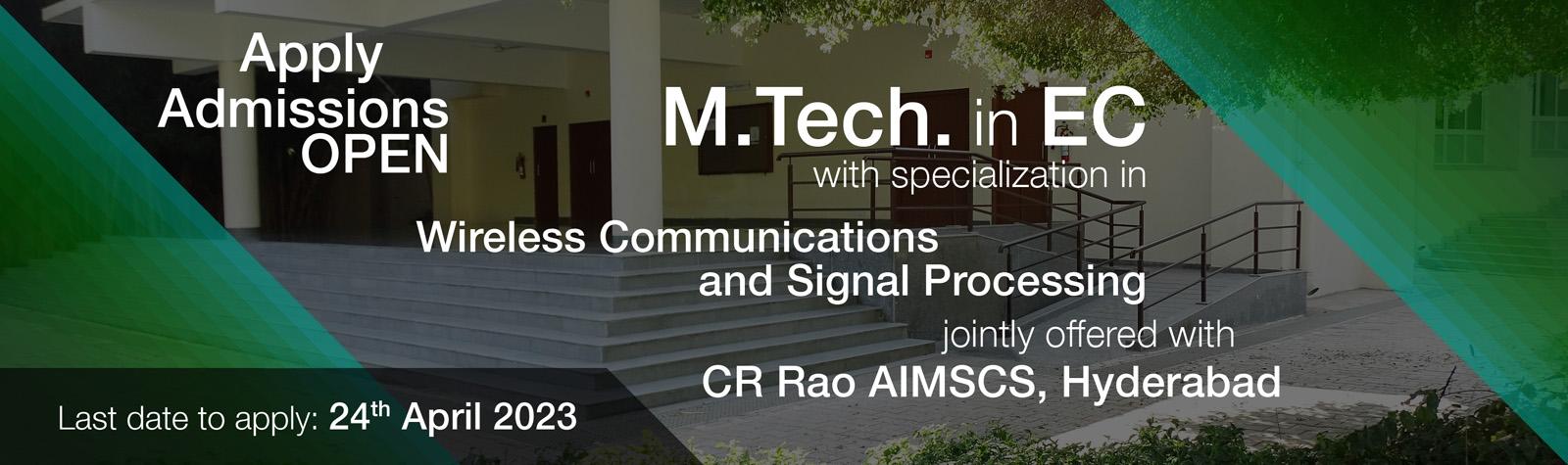 Admissions - M.Tech. (EC)_2023