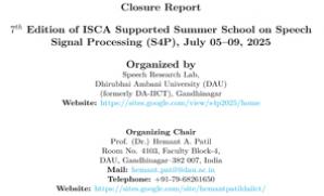 Closure Report of S4P 2025