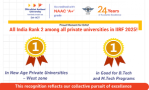 All India Rank 2 among all private universities in IIRF 2025!